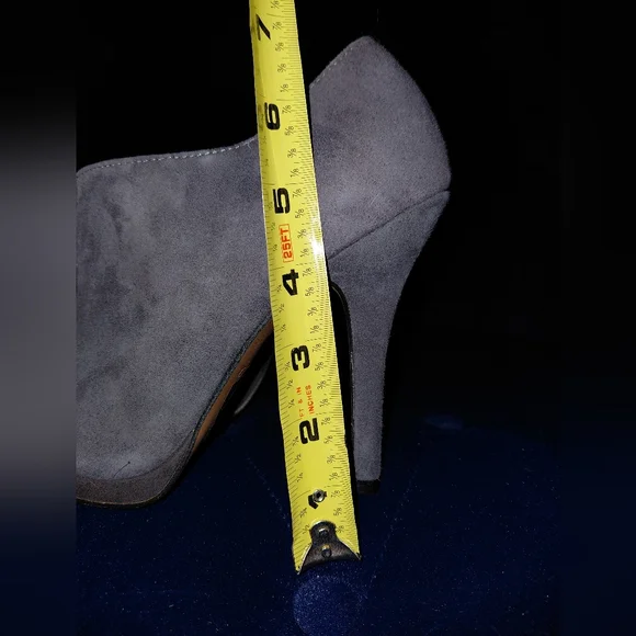 ALDO Tallo 8 Gray Suede Ankle Boots Size 7.5 Slate Gray Office Siren Sleek - Picture 8 of 16
